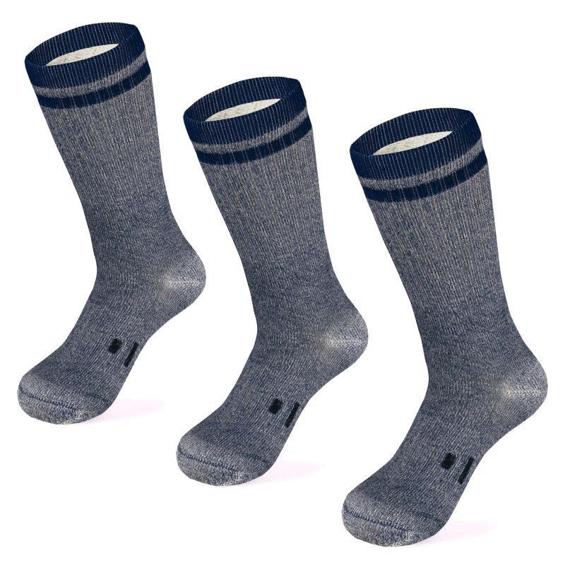 MERIWOOL Merino Wool Hiking Socks for Men n Women - 3 Pairs - Image 1